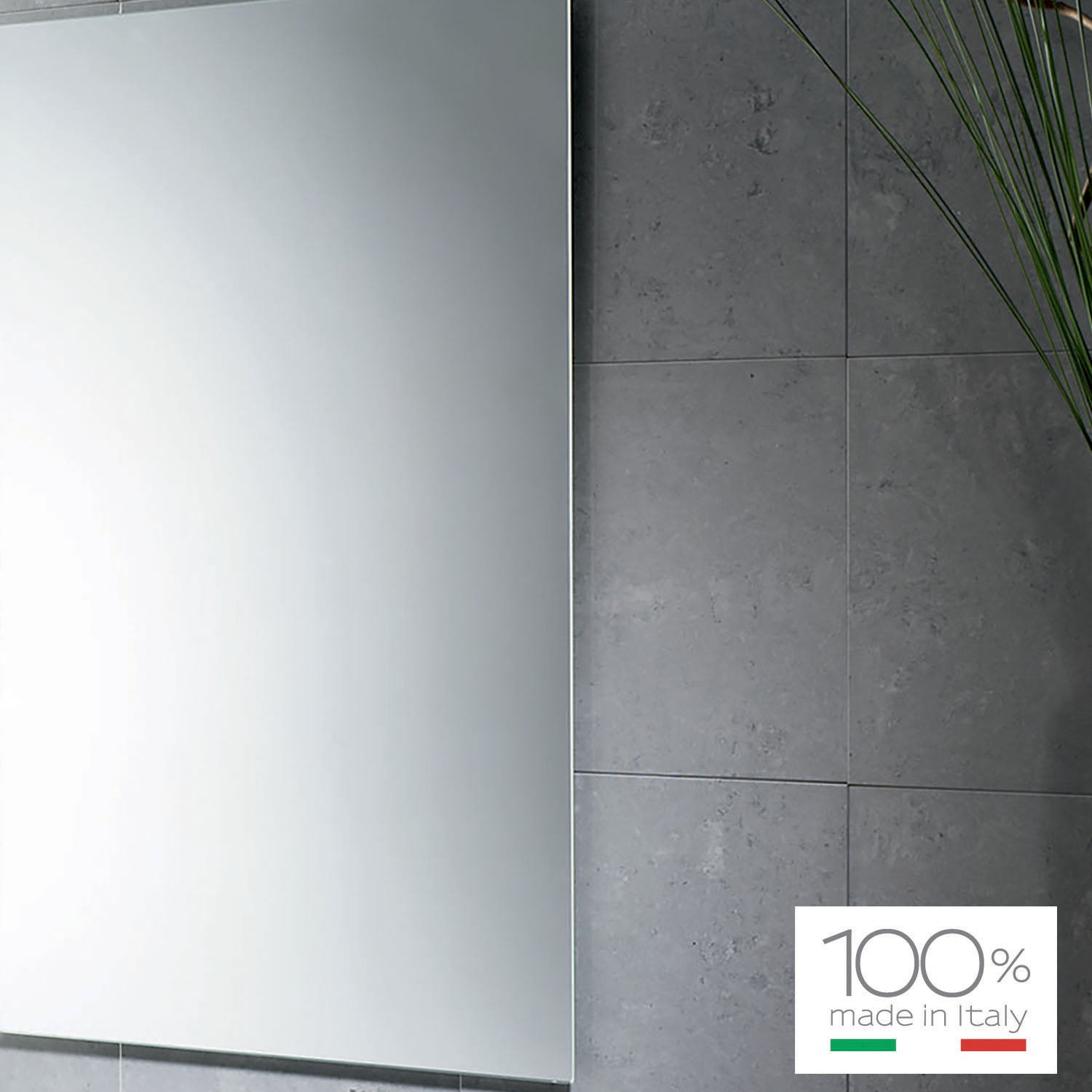 Specchio William filo lucido 50 x 80 cm Reversibile - Gedy by CeramicStore | Lo specialista del tuo bagno