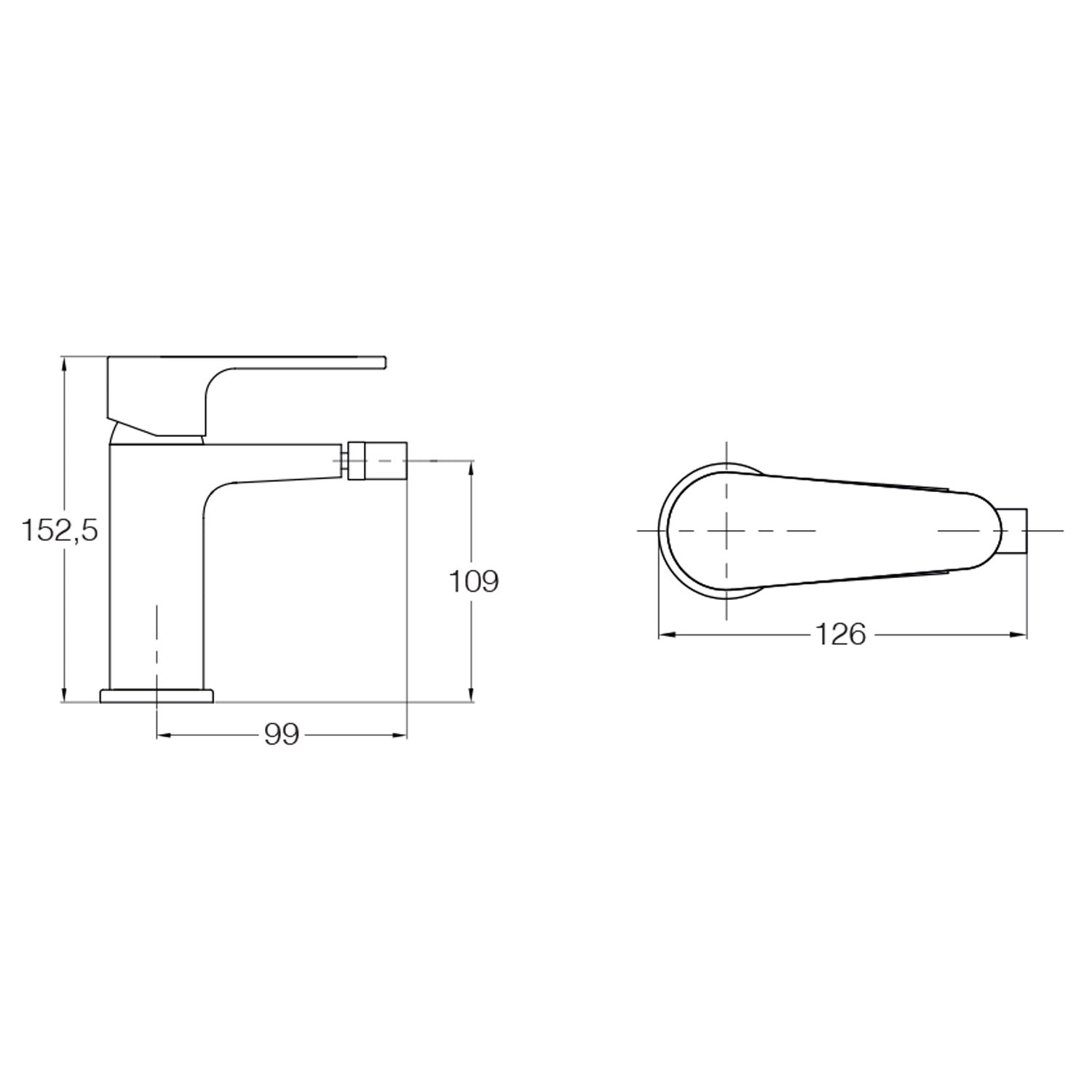 Set di miscelatori lavabo e bidet modello Rose 2.0 in ottone cromato con scarico automatico 11/4'' by CeramicStore | Lo specialista del tuo bagno