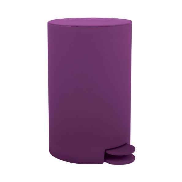 Pattumiera a pedale da 3L modello Osaki in polipropilene - Viola Opaco by CeramicStore | Lo specialista del tuo bagno