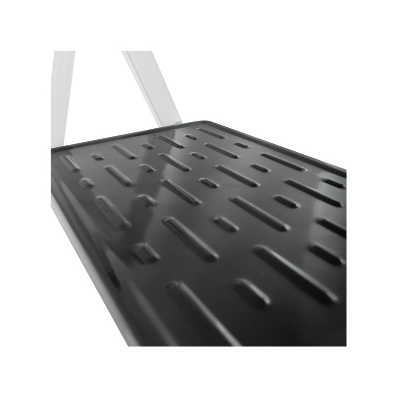 Scaletta pieghevole in Acciaio a 2 gradini - Nero e bianco by CeramicStore | Lo specialista del tuo bagno