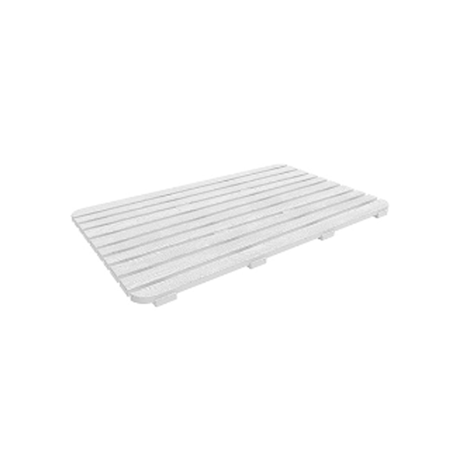 Pedana doccia rigida modello Woody 80x50 cm - Bianca by CeramicStore | Lo specialista del tuo bagno