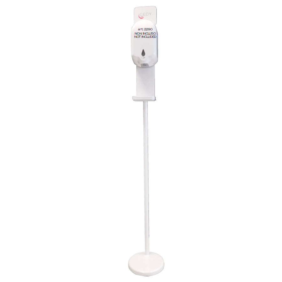 Piantana con Staffa universale per distributore a parete di Gedy - Bianco