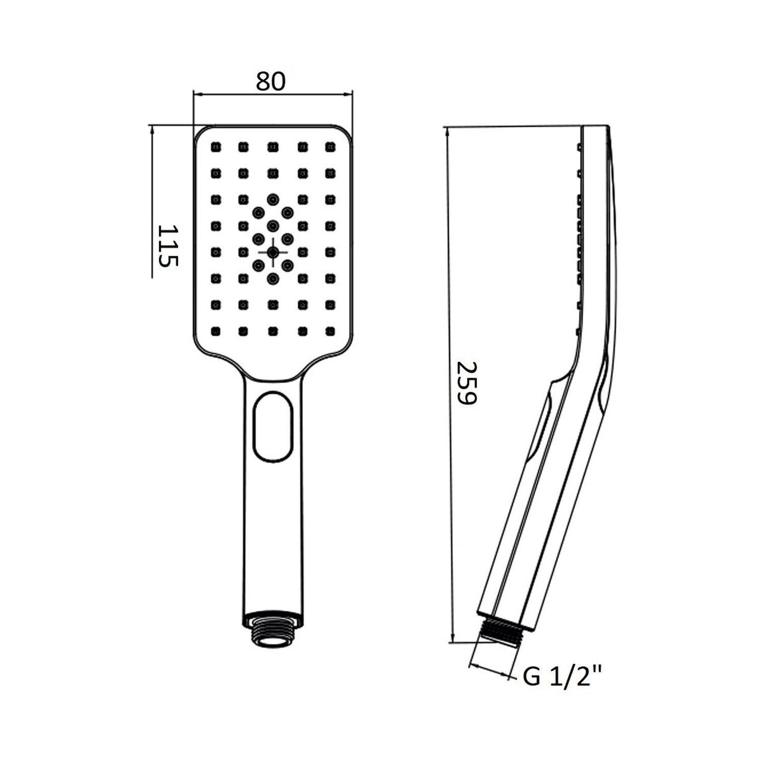 Doccia idromassaggio Turchese anticalcare 3 getti by CeramicStore | Lo specialista del tuo bagno