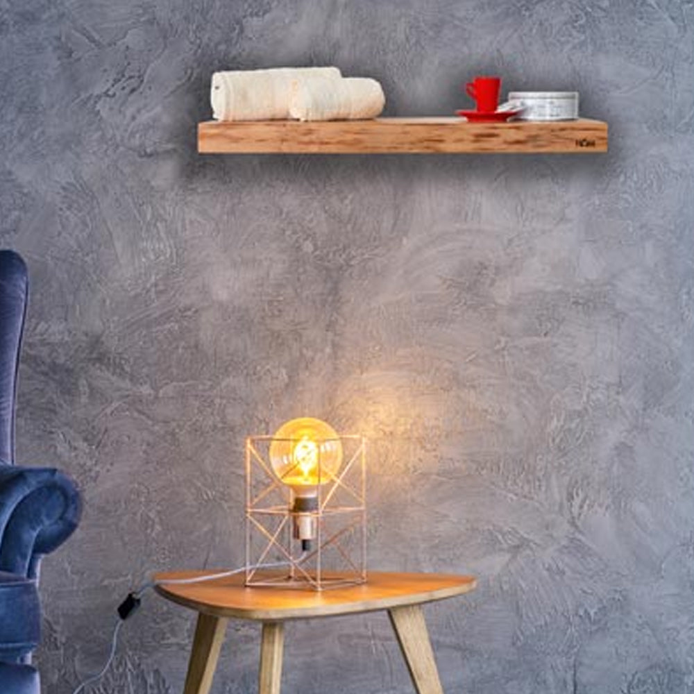 Mensola scaldante modello Segreto serie legno con colpo scaldante in ceramica 150W cm 75x24,5x5,3h Hom Warm by CeramicStore | Lo specialista del tuo bagno