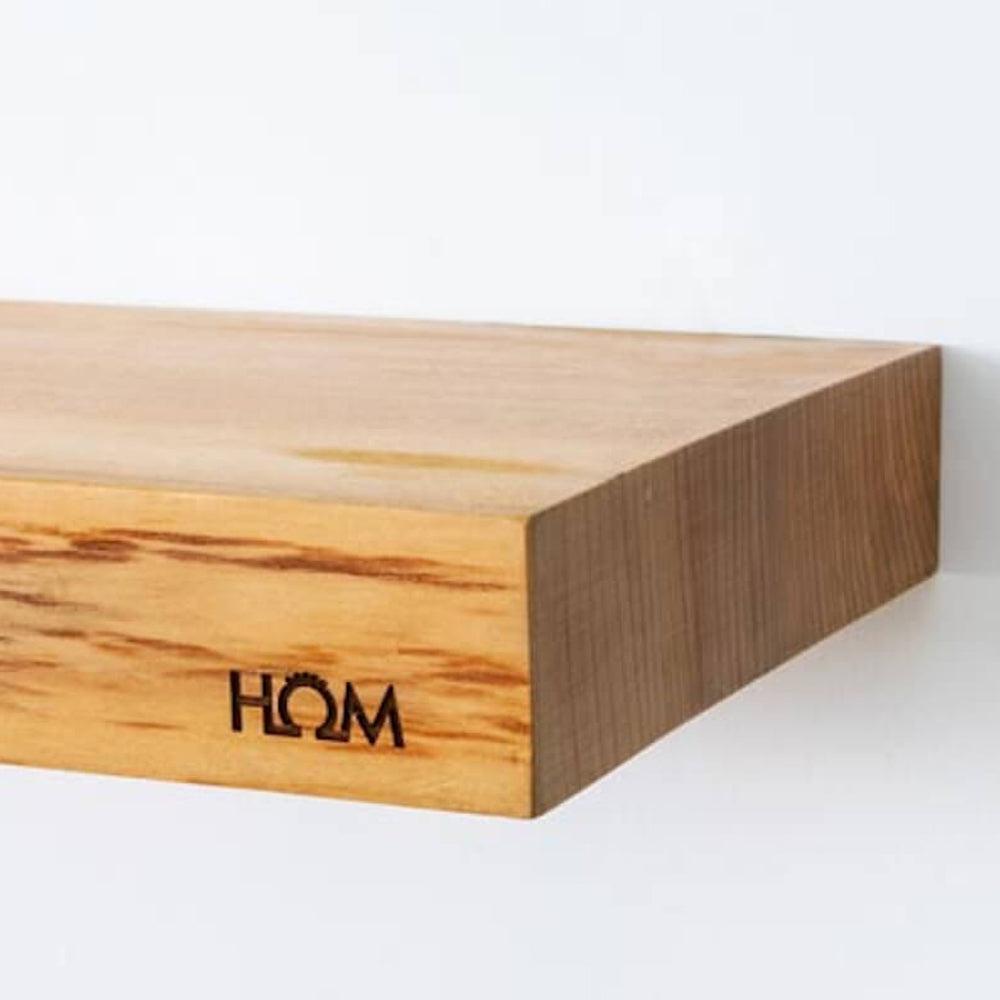 Mensola scaldante modello Segreto serie legno con colpo scaldante in ceramica 150W cm 75x24,5x5,3h Hom Warm by CeramicStore | Lo specialista del tuo bagno