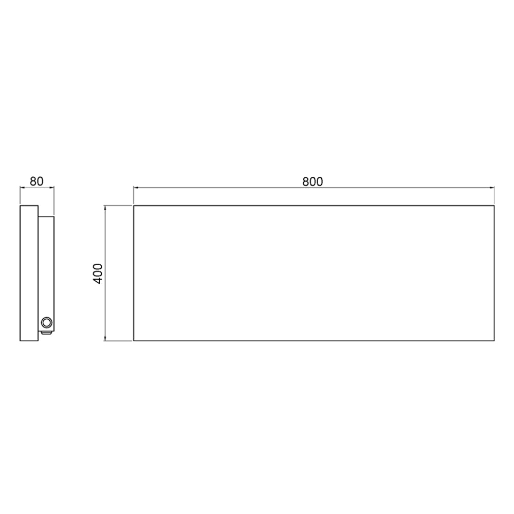 Scaldasalviette elettrico modello Xilo orizzontale 500 Watt serie legno con porta asciugamani cm 80x8x40h Hom Warm by CeramicStore | Lo specialista del tuo bagno