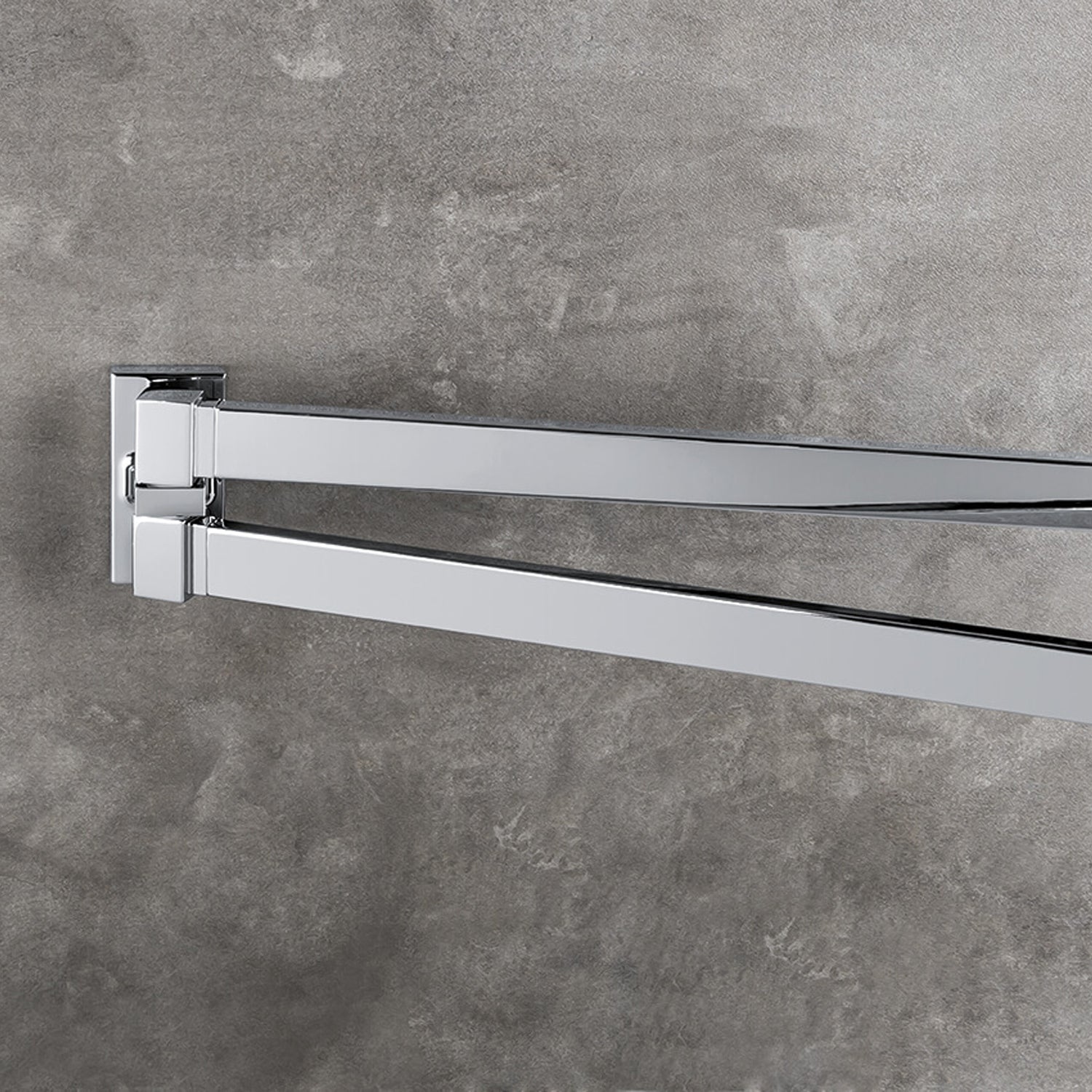Porta salvietta doppio snodo in ottone collezione Look di Colombo Design by CeramicStore | Lo specialista del tuo bagno