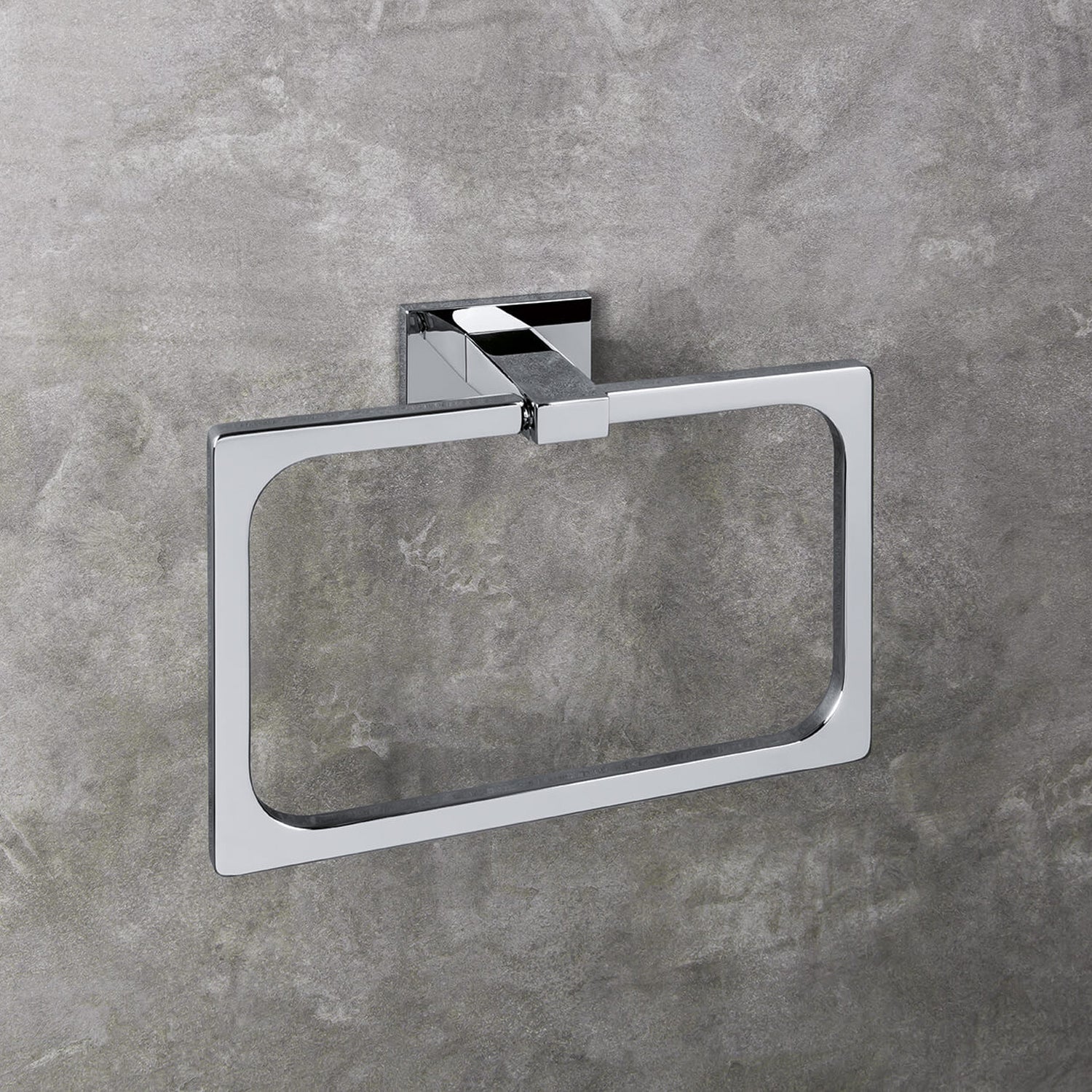 Porta salvietta ad anello nero opaco collezione Look di Colombo Design by CeramicStore | Lo specialista del tuo bagno