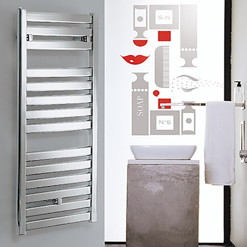 Termoarredo scaldasalviette Lazzarini Capri 1420x500 interasse 450 cromato by CeramicStore | Lo specialista del tuo bagno