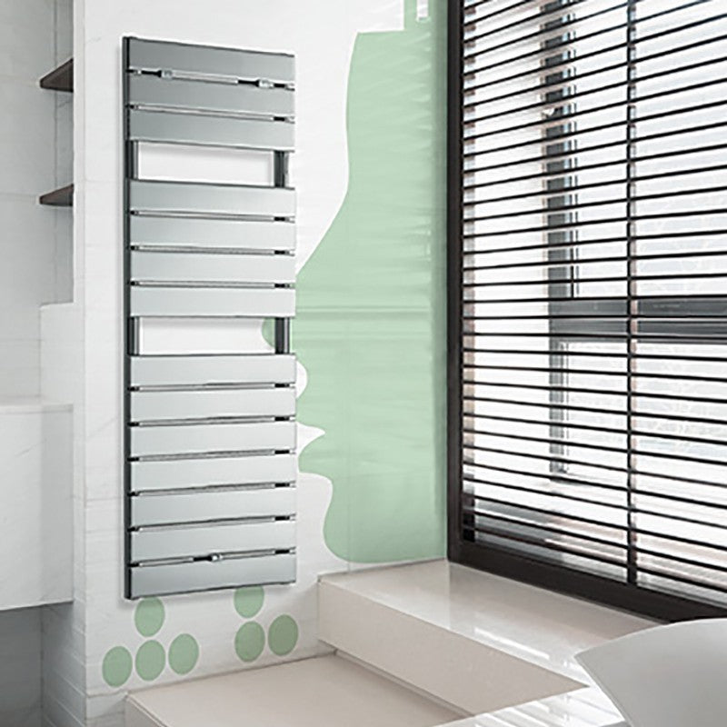 Termoarredo scaldasalviette Lazzarini Palermo 1213x500 interasse 450 cromato by CeramicStore | Lo specialista del tuo bagno