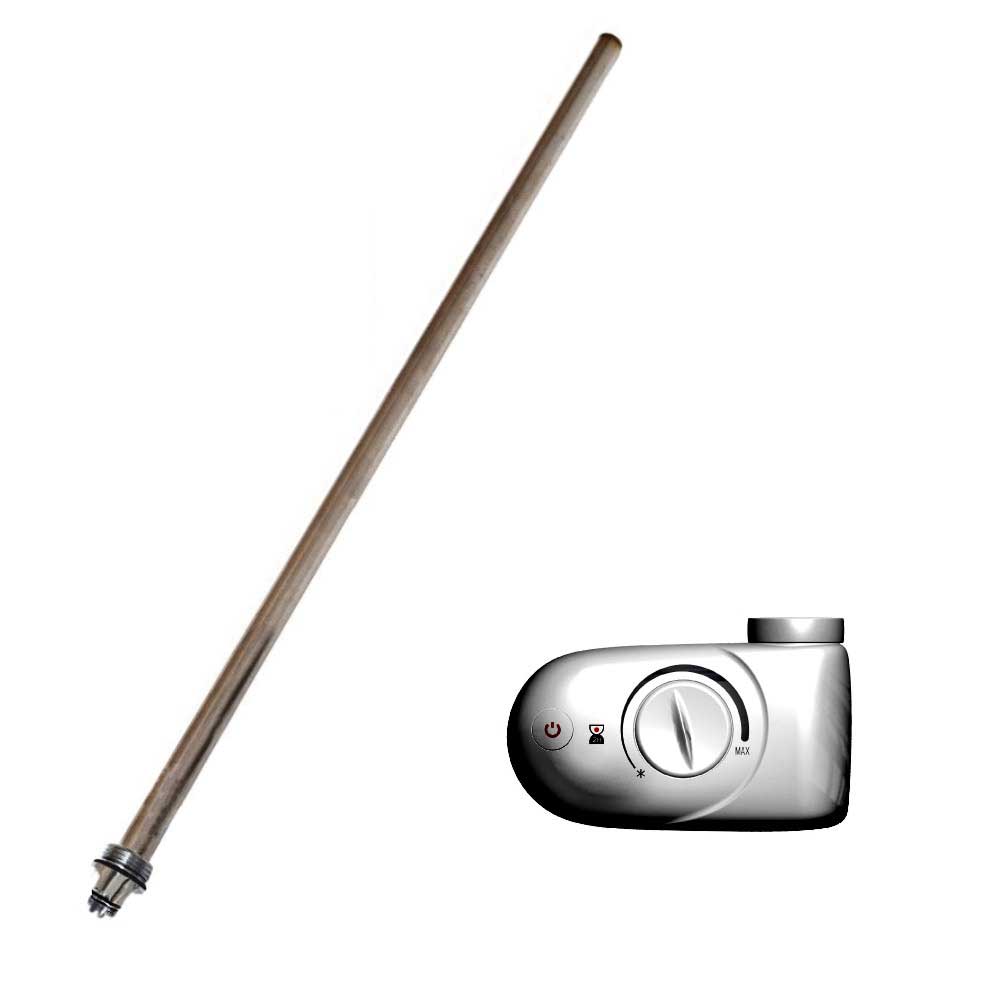Kit Trasformazione Idraulico - Elettrico Lazzarini per termoarredo cromato da 500W by CeramicStore | Lo specialista del tuo bagno