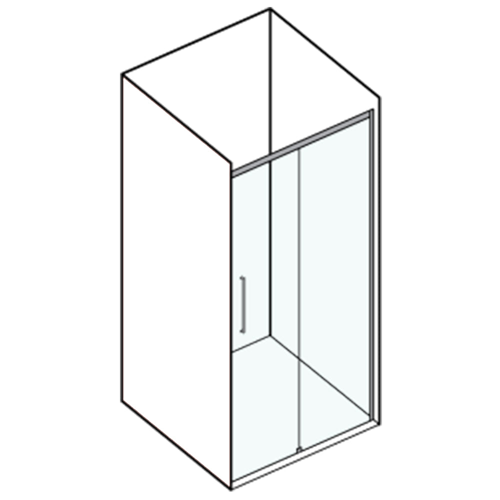 Porta doccia scorrevole destra cm 130 modello Lauren in cristallo temperato mm 8 by CeramicStore | Lo specialista del tuo bagno