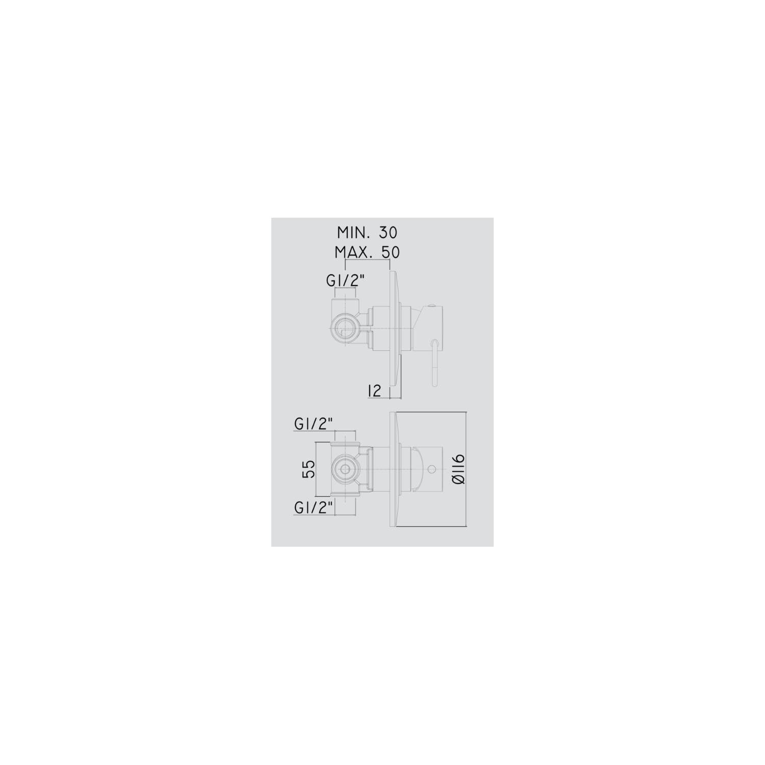 Set soffione doccia tondo Master e braccio doccia quadrato con miscelatore Joker cromo Paffoni by CeramicStore | Lo specialista del tuo bagno