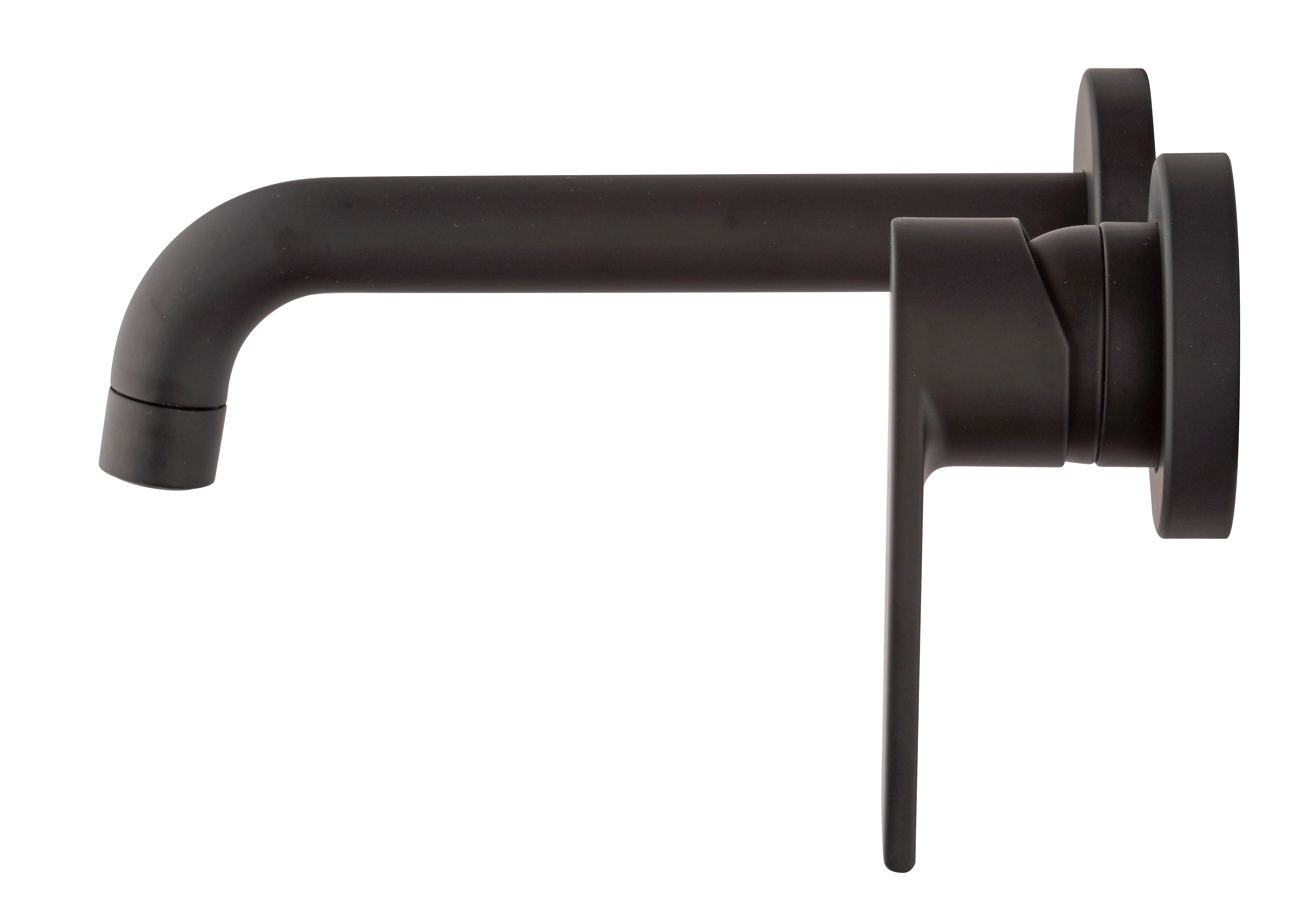 Miscelatore rubinetto per lavabo a muro finitura Nero opaco Tonino Lamborghini collezione Laguna by CeramicStore | Lo specialista del tuo bagno