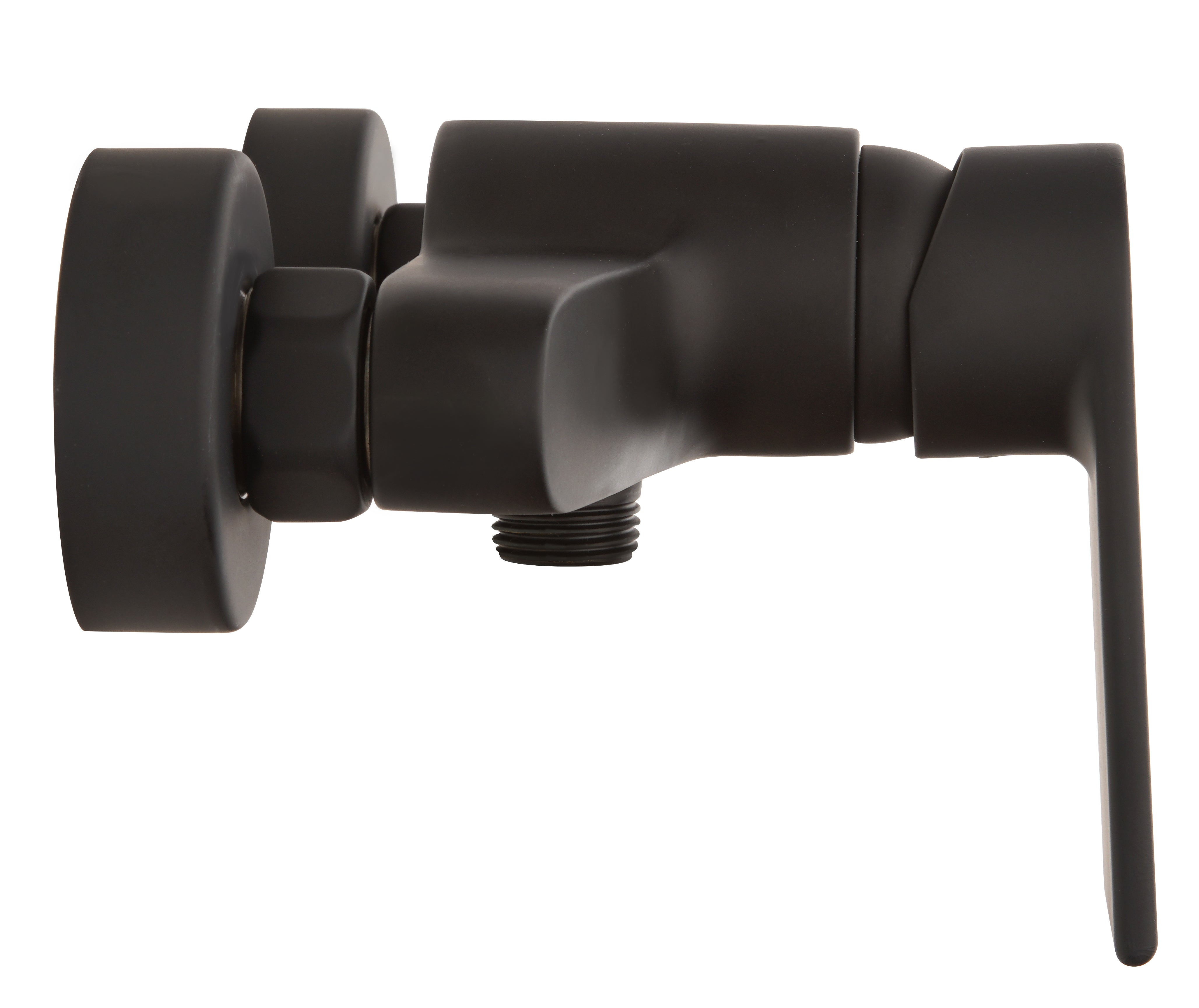 Miscelatore rubinetto doccia esterno finitura Nero opaco Tonino Lamborghini collezione Laguna by CeramicStore | Lo specialista del tuo bagno