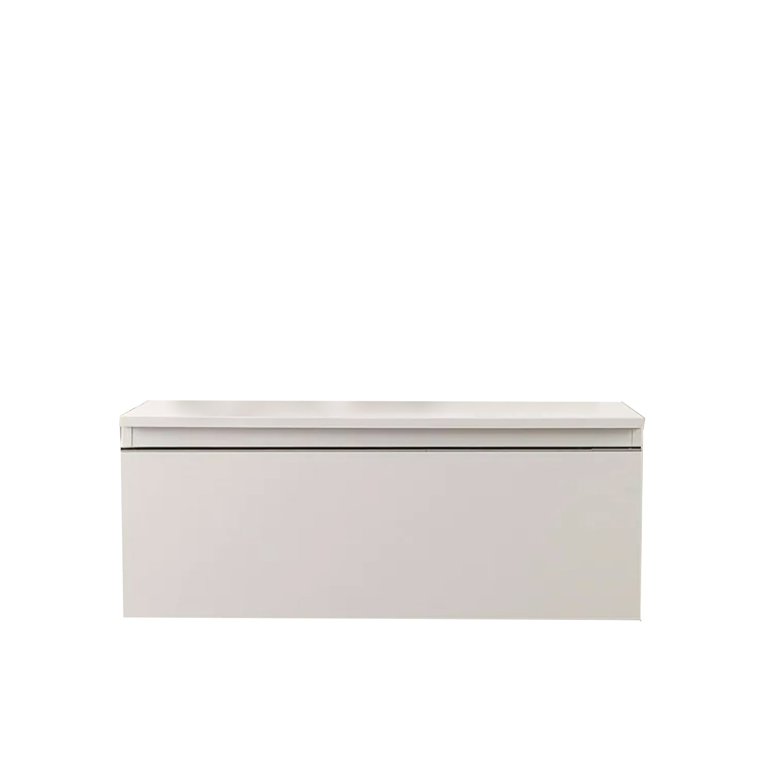 Cassettone Sospeso 80 cm in MDF bianco opaco con chiusura Soft-Close Linea Destiny by CeramicStore | Lo specialista del tuo bagno