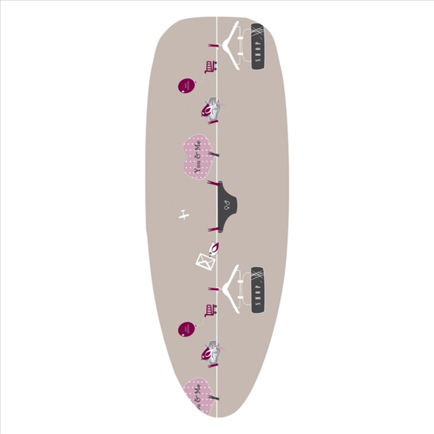 Fodera per asse da stiro 100% cotone 130x47cm by CeramicStore | Lo specialista del tuo bagno