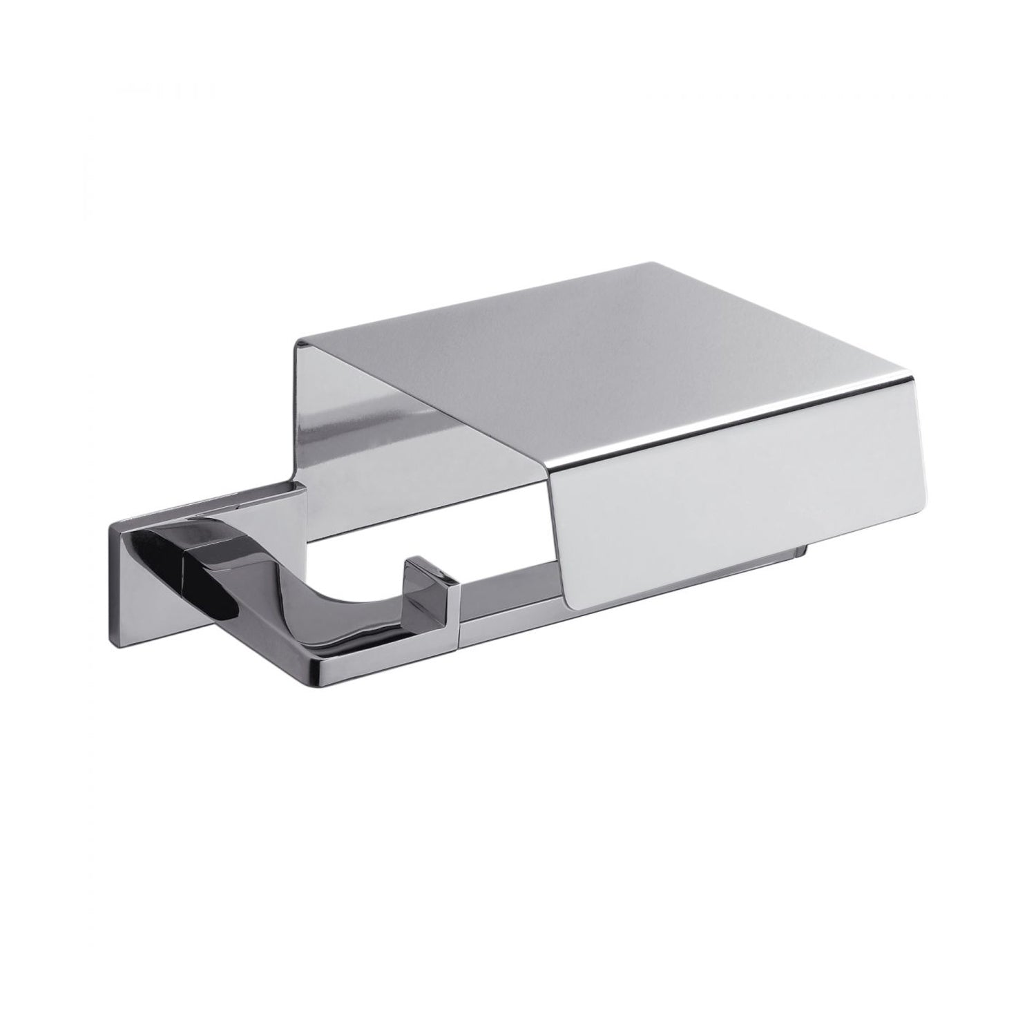 Porta rotolo coperto in ottone collezione Look di Colombo Design