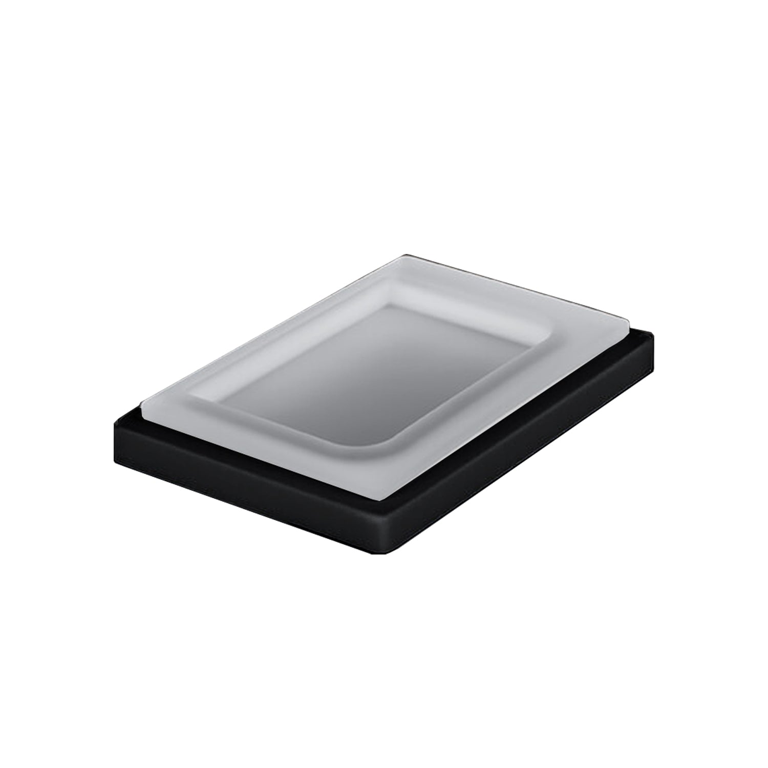 Porta sapone d'appoggio nero collezione Look di Colombo Design by CeramicStore | Lo specialista del tuo bagno