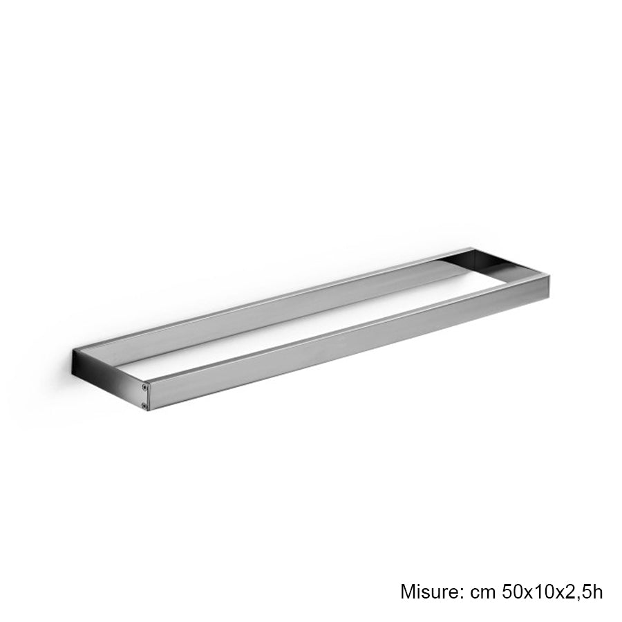 Porta asciugamani o porta accessori 500 mm in ottone cromato Skuara di Lineabeta by CeramicStore | Lo specialista del tuo bagno