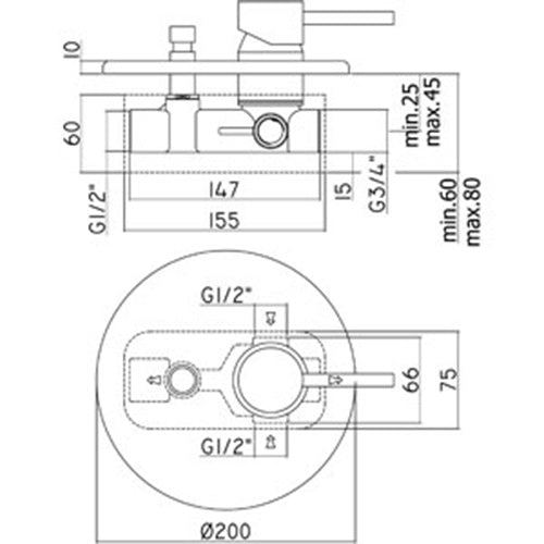 Paffoni Stick miscelatore lavabo c/scarico, bidet c/scarico e doccia con deviatore by CeramicStore | Lo specialista del tuo bagno