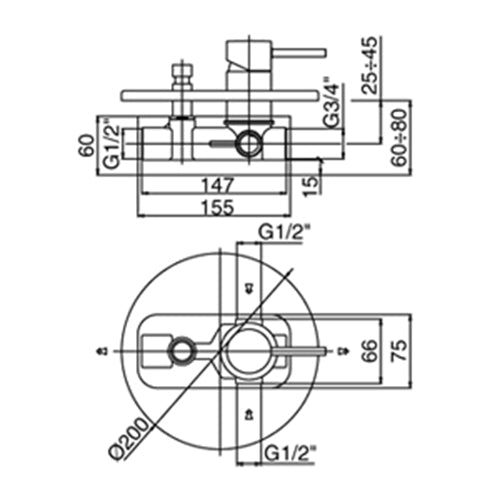 Paffoni Light miscelatore lavabo c/scarico, bidet c/scarico e doccia con deviatore by CeramicStore | Lo specialista del tuo bagno