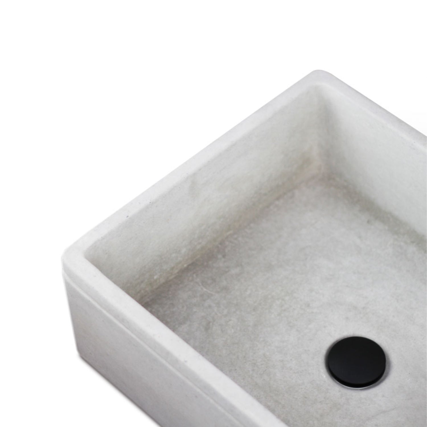 Lavello da esterno in cemento grigio cm 50x40x18h cm modello Liz by CeramicStore | Lo specialista del tuo bagno