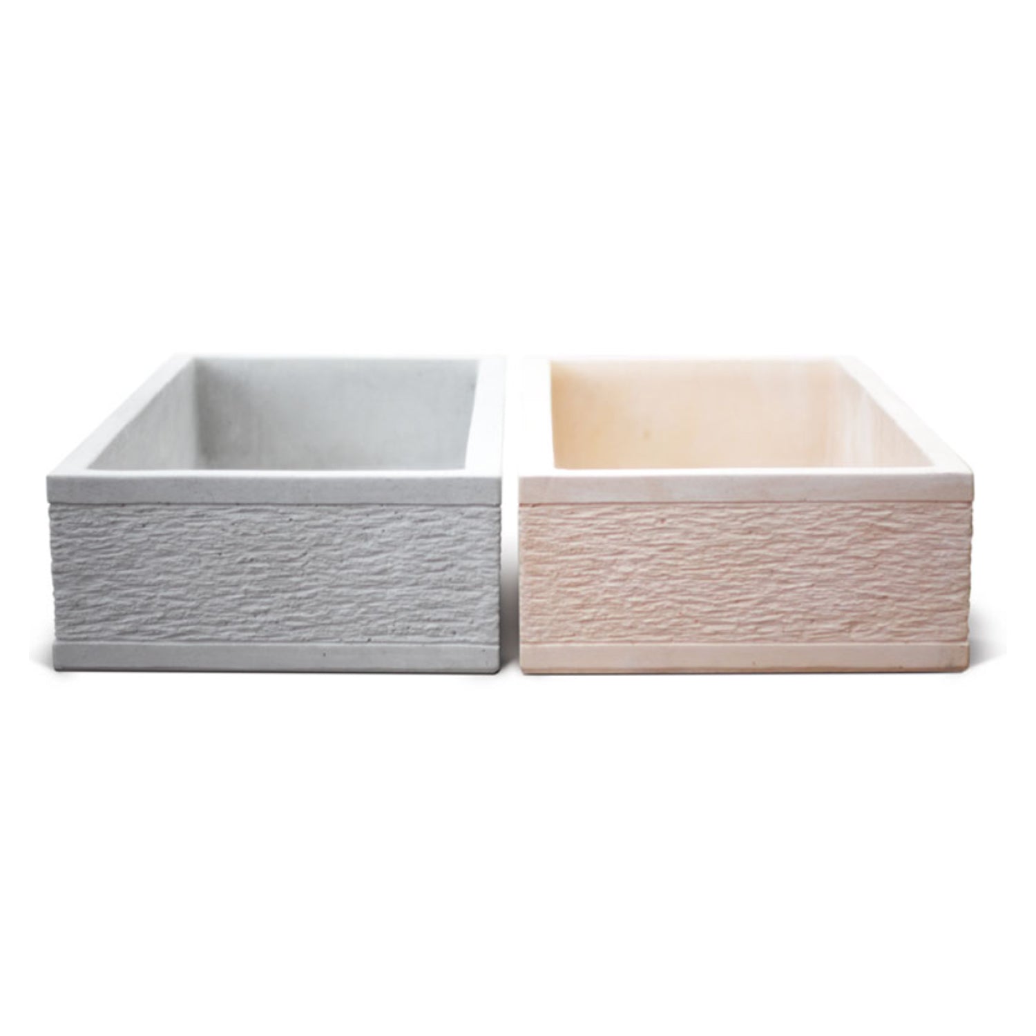 Acquaio da giardino in cemento Grigio cm 70x35x16h cm modello Best XL by CeramicStore | Lo specialista del tuo bagno