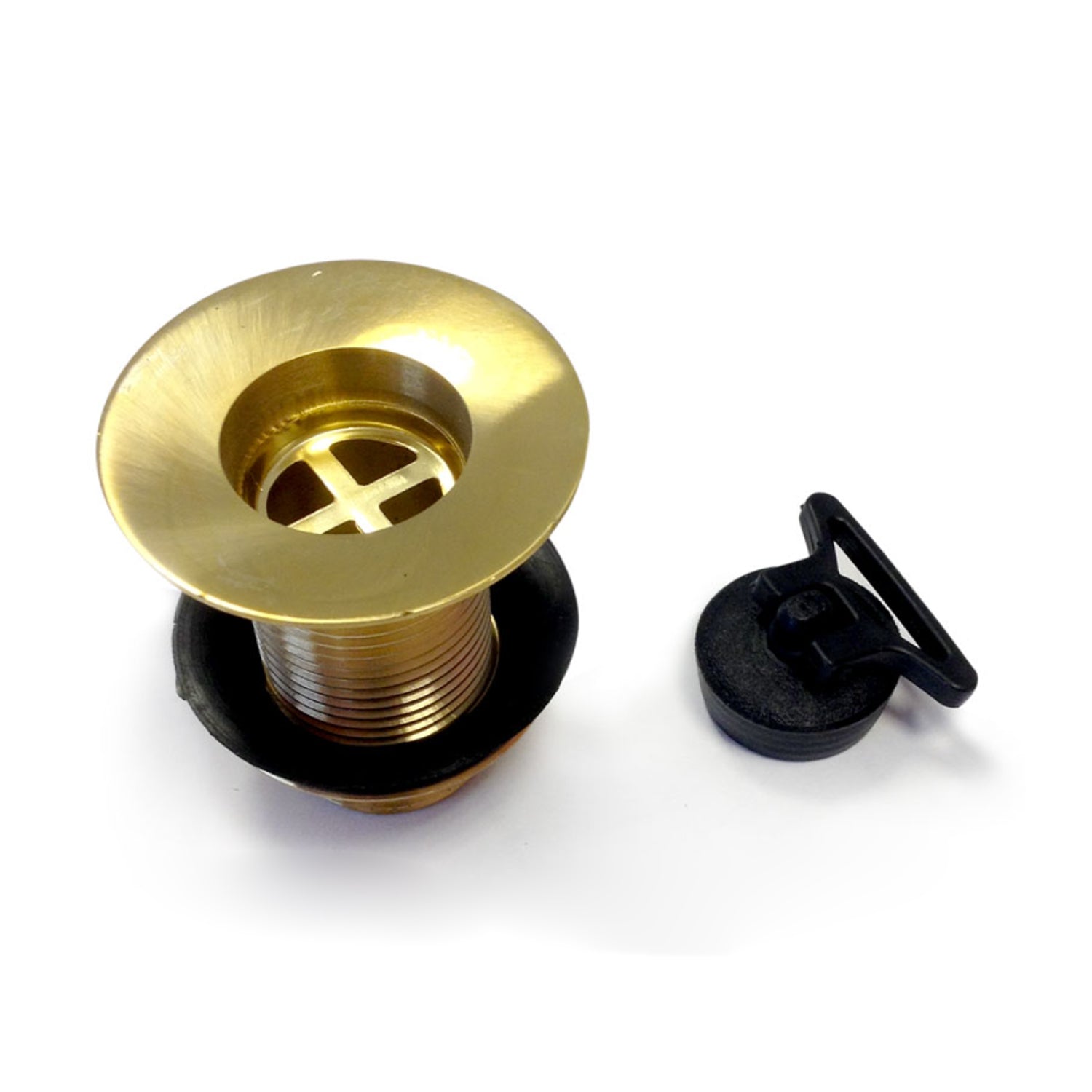 Kit Sifone di scarico e piletta in ottone dorato per lavabi da esterno by CeramicStore | Lo specialista del tuo bagno