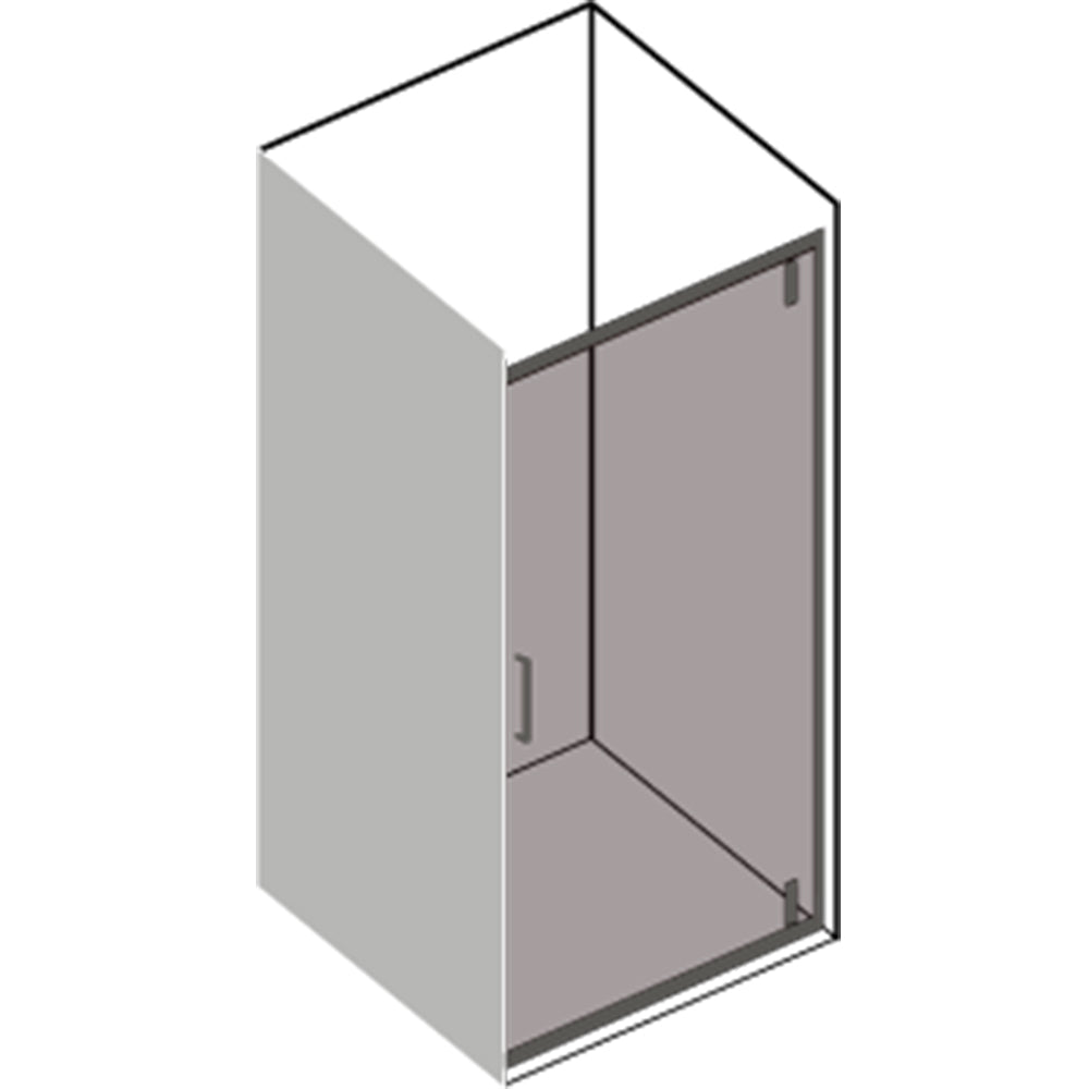 Porta doccia battente da 71 cm modello Dioniso in cristallo trasparente 6 mm Reversibile by CeramicStore | Lo specialista del tuo bagno