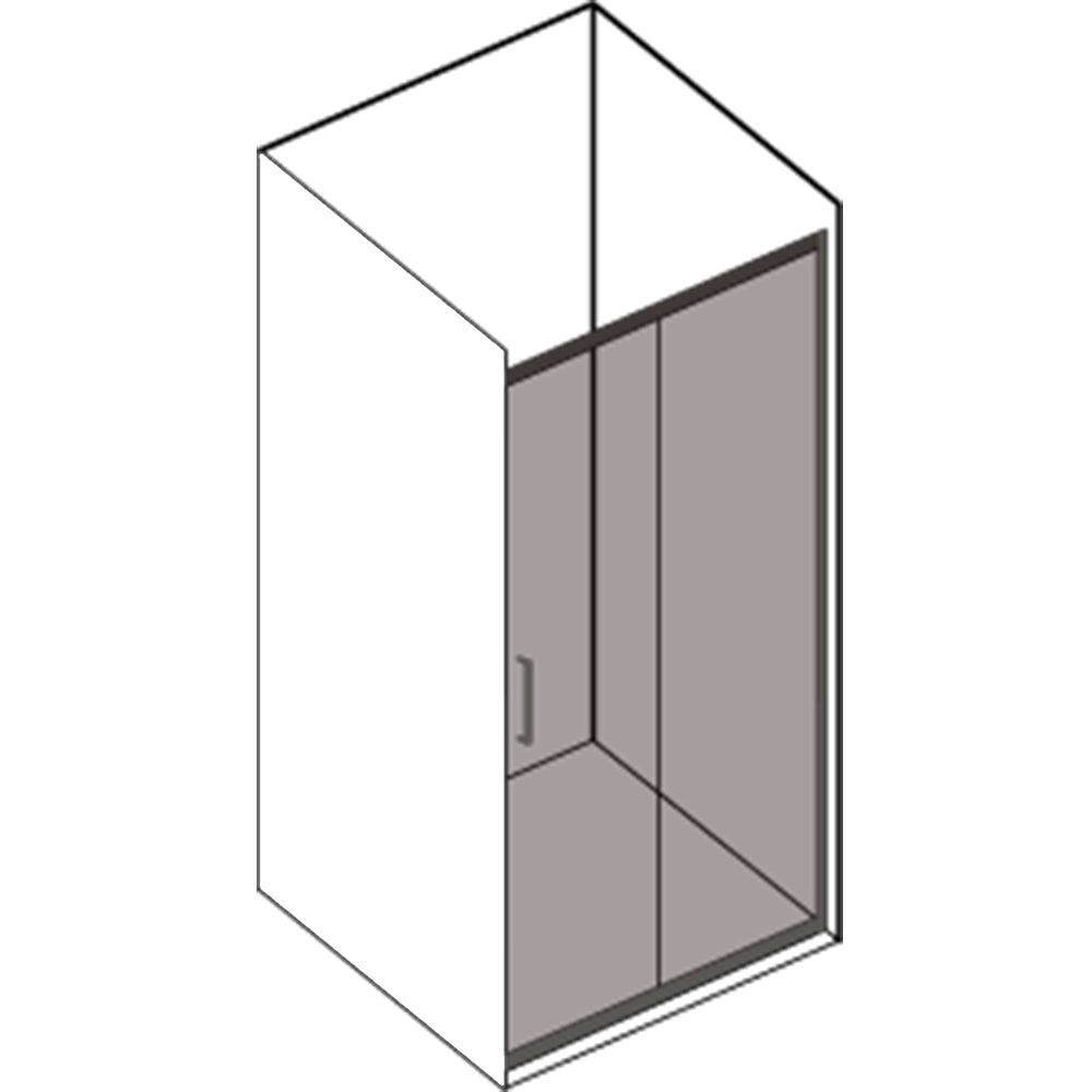 Porta doccia scorrevole da 100 cm modello Dioniso in cristallo trasparente 6 mm reversibile by CeramicStore | Lo specialista del tuo bagno