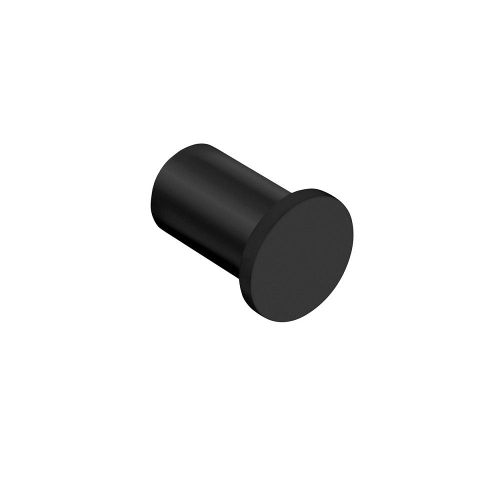 Appendino a muro in acciaio della collezione 'Logic' by Cosmic 3x4x3 cm- Nero Satinato by CeramicStore | Lo specialista del tuo bagno