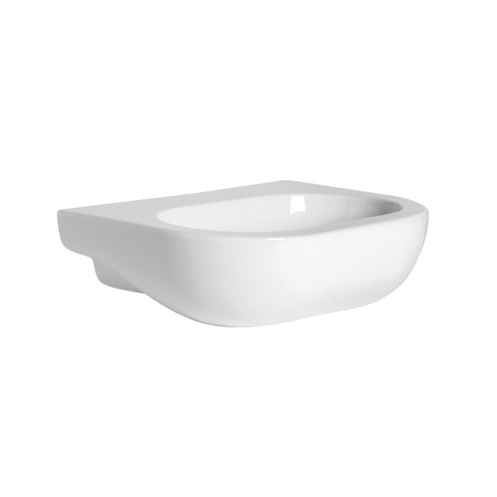 Lavabo Sospeso per bagni di piccole dimensioni modello Nuvola 47 Ceramica Azzurra con vasca molto capiente by CeramicStore | Lo specialista del tuo bagno