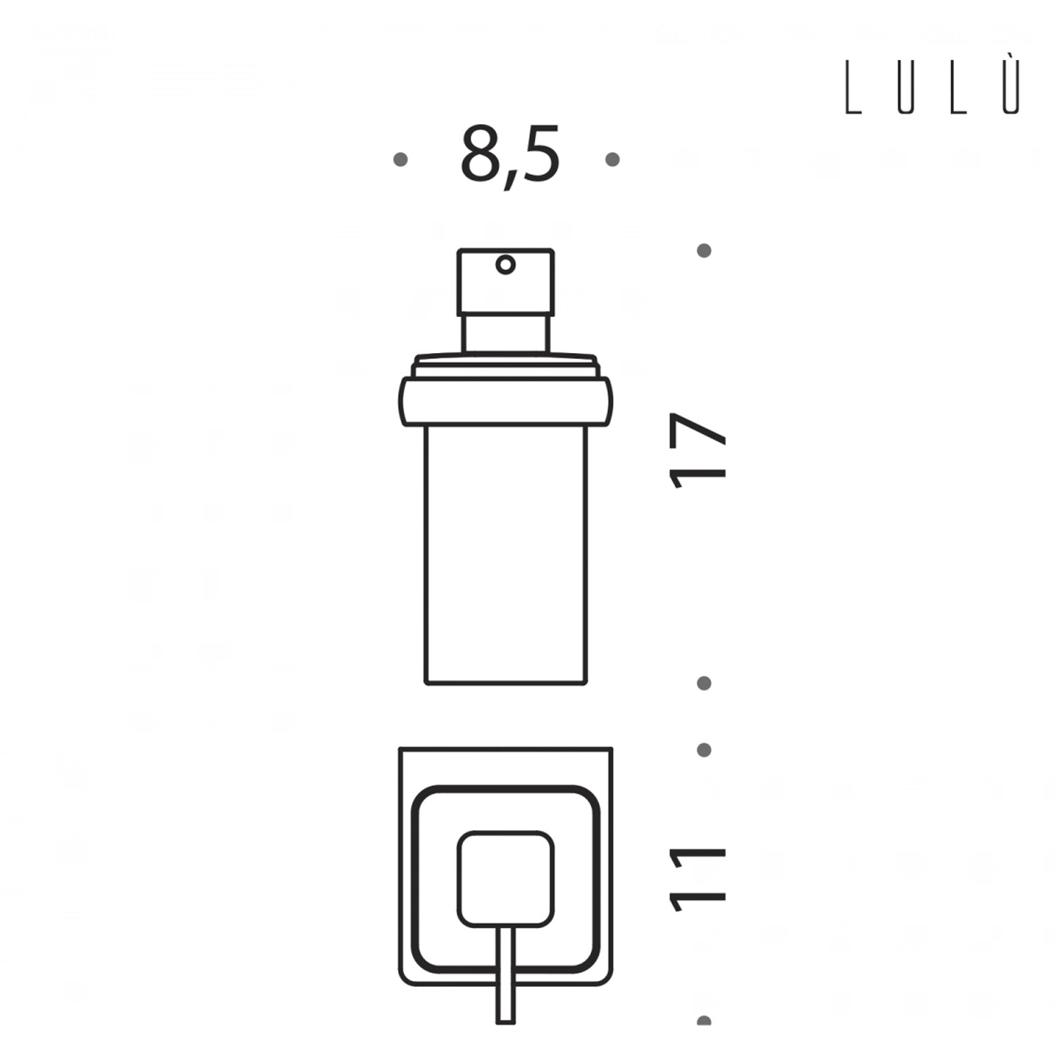 Spandisapone in ottone collezione Lul๠di Colombo Design by CeramicStore | Lo specialista del tuo bagno