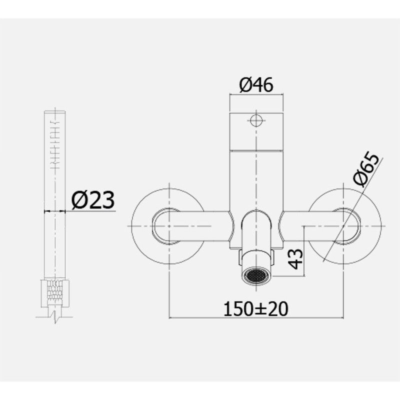 Miscelatore vasca con set doccia Paffoni Steel acciaio inox satinato by CeramicStore | Lo specialista del tuo bagno