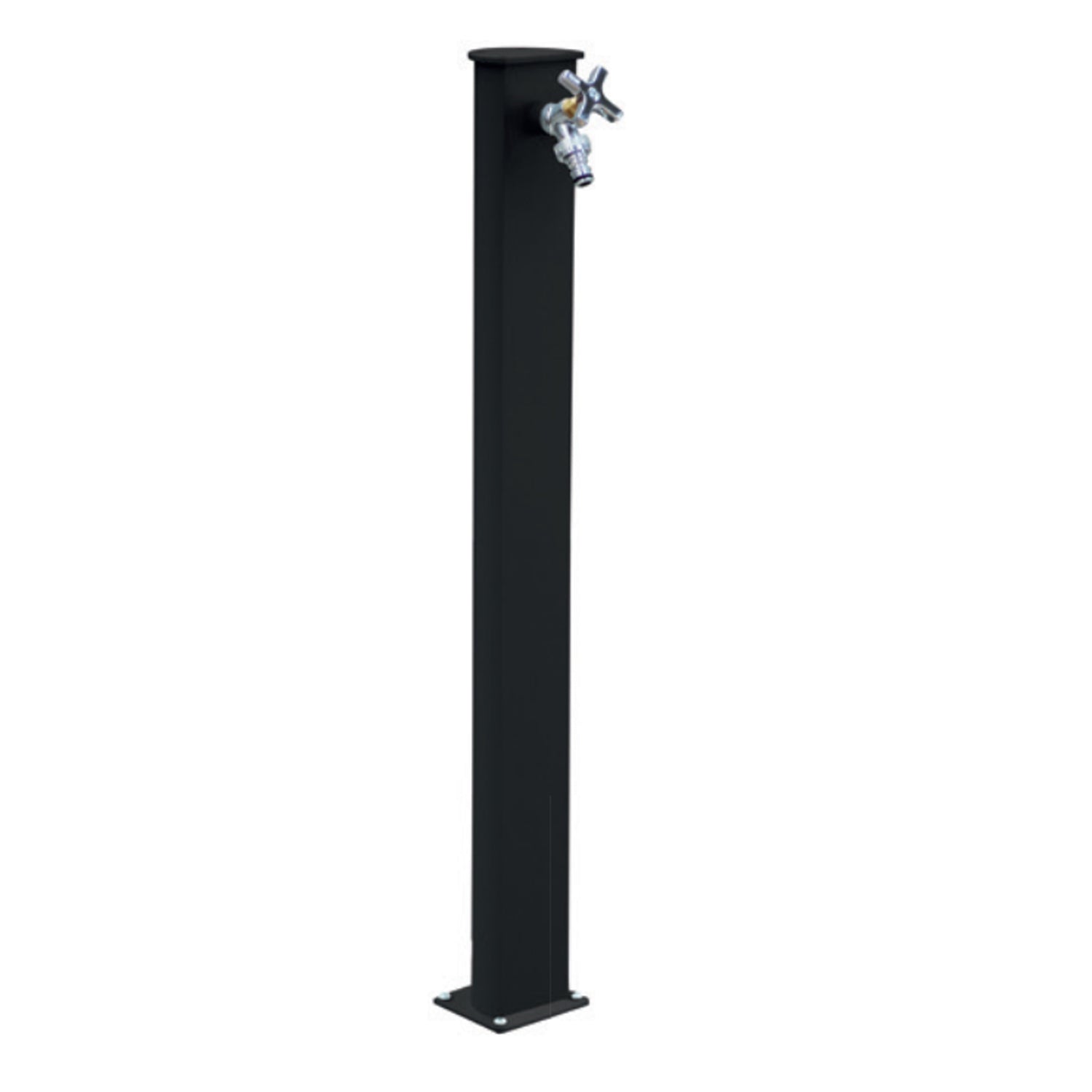Punto acqua a terra con rubinetto in alluminio verniciato nero modello Fasten by CeramicStore | Lo specialista del tuo bagno