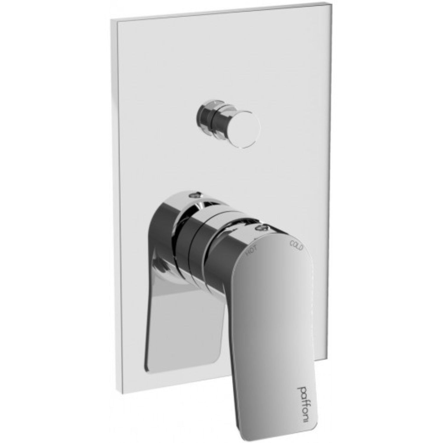 Set soffione doccia quadrato e braccio doccia quadrato con miscelatore incasso tilt e set duplex doccia Cromo Paffoni by CeramicStore | Lo specialista del tuo bagno