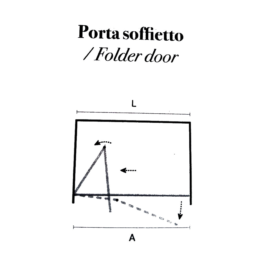 Porta doccia con apertura a soffietto da 70 cm in cristallo trasparente temperato 6 mm by CeramicStore | Lo specialista del tuo bagno