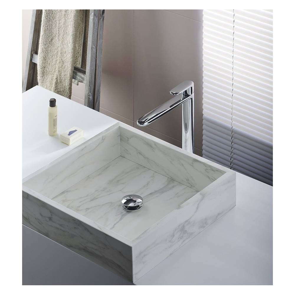 Miscelatore Lavabo alto prolungato con scarico click clak serie Candy modello CA081KCR cromato Paffoni by CeramicStore | Lo specialista del tuo bagno