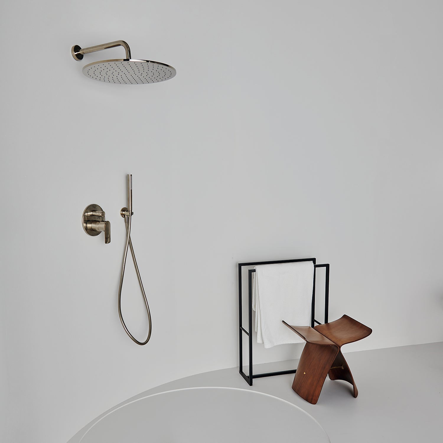 Miscelatore doccia con deviatore senza corpo incasso Ideal Standard Connect AIR SilverStorm by CeramicStore | Lo specialista del tuo bagno