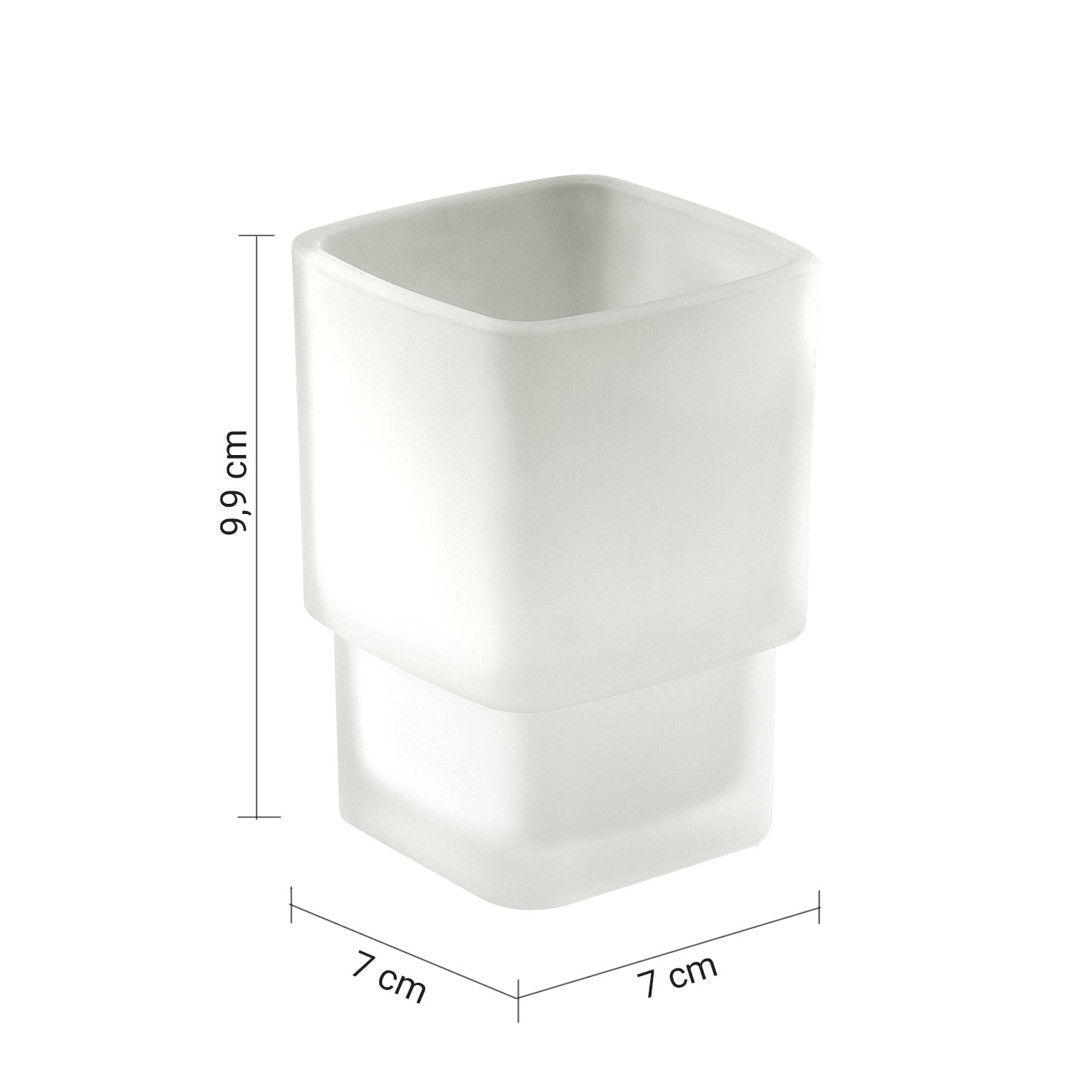 Portaspazzolini per portasalviette attrezzabile Gedy serie Lounge - Satinato