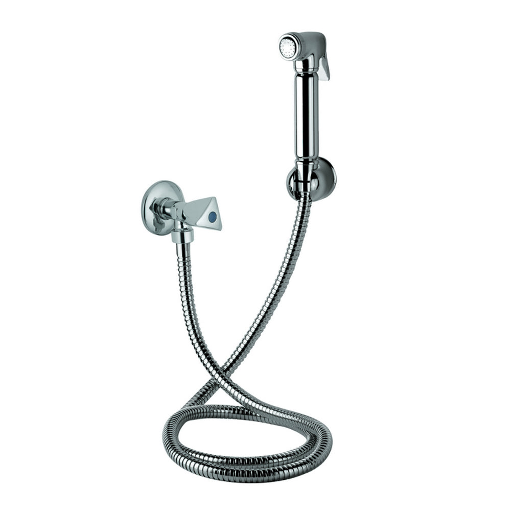 Set doccia a pulsante Rubinetteria Mariani con 3 punte, finitura cromata by CeramicStore | Lo specialista del tuo bagno