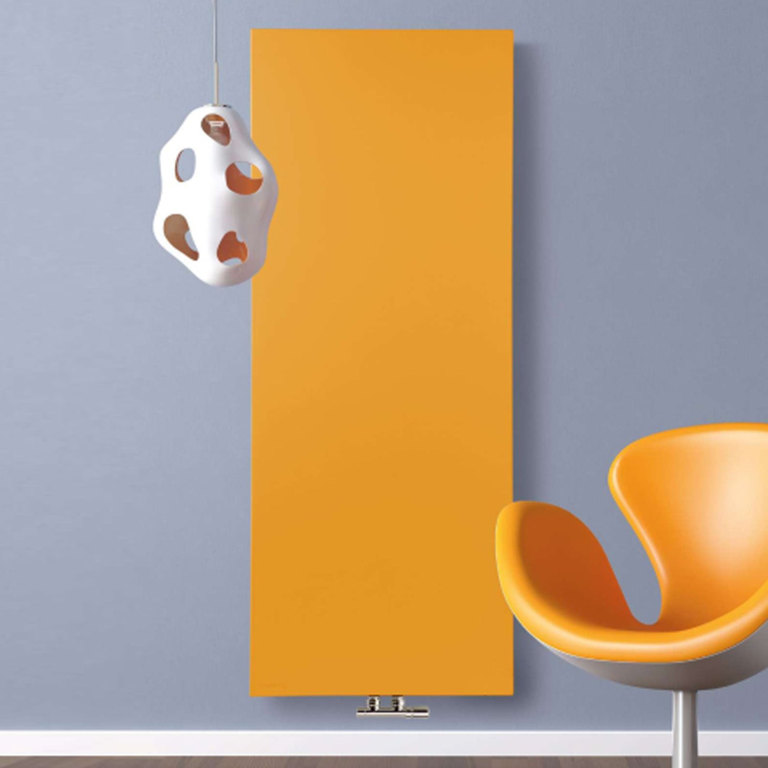 Termoarredo a piastra modello Perfetto 110x30 cm interasse 5 cm - Bianco by CeramicStore | Lo specialista del tuo bagno