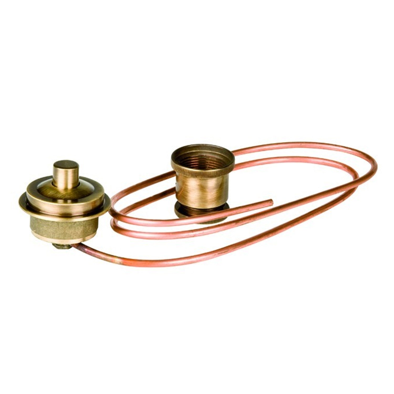 Pulsante colorato per batteria di scarico con raccordo - Bronzo by CeramicStore | Lo specialista del tuo bagno