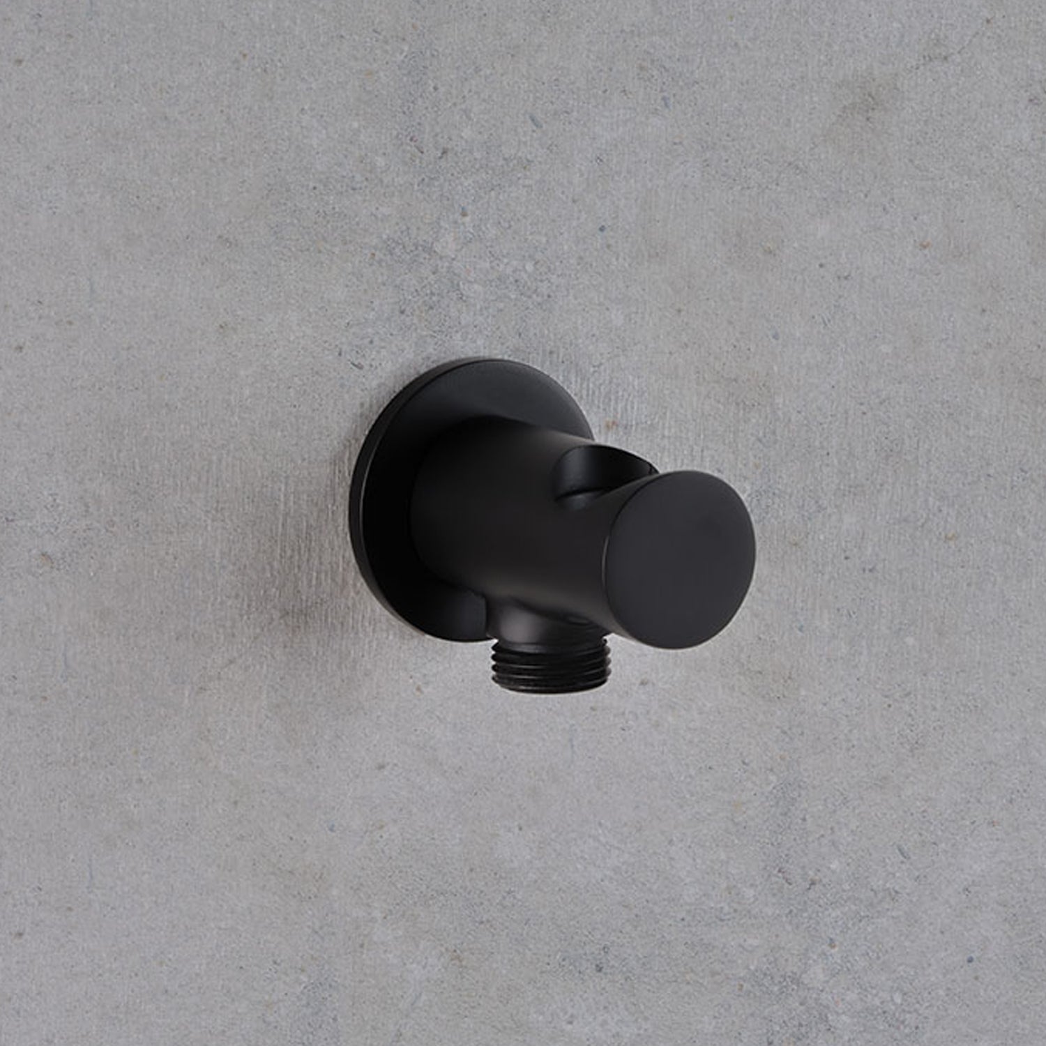 Kit doccia completo di doccetta tonda presa acqua e flessibile nero opaco Ares by CeramicStore | Lo specialista del tuo bagno