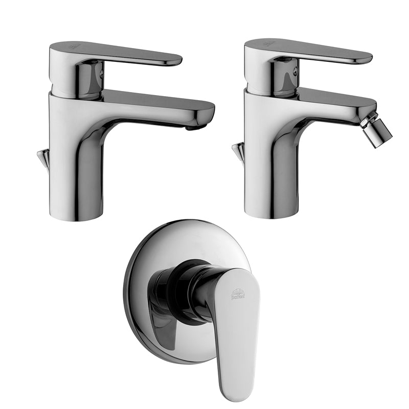 Set di miscelatori lavabo, bidet e doccia Paffoni Green by CeramicStore | Lo specialista del tuo bagno