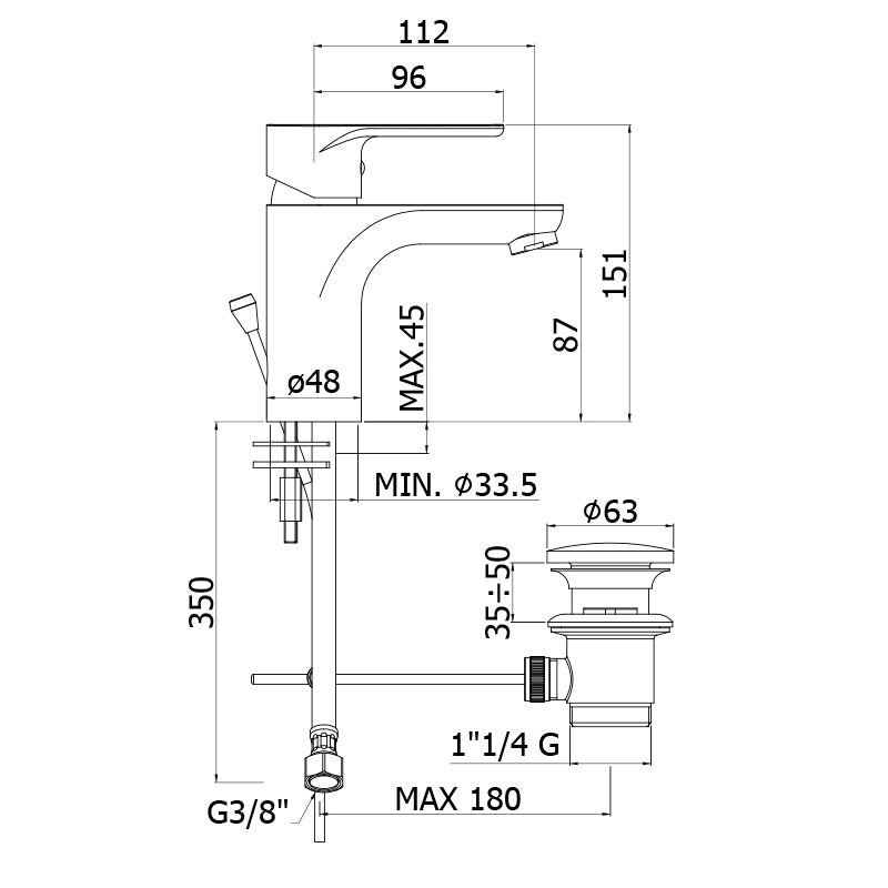 Set di miscelatori Paffoni Green lavabo, bidet e doccia con deviatore by CeramicStore | Lo specialista del tuo bagno