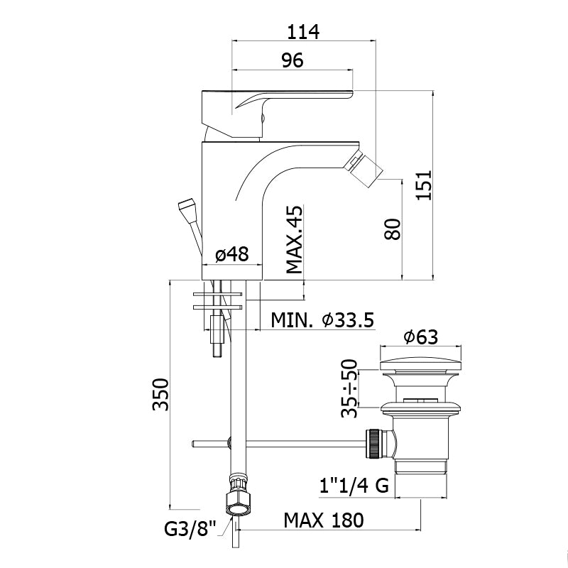 Set di miscelatori Paffoni Green lavabo, bidet e doccia con deviatore by CeramicStore | Lo specialista del tuo bagno