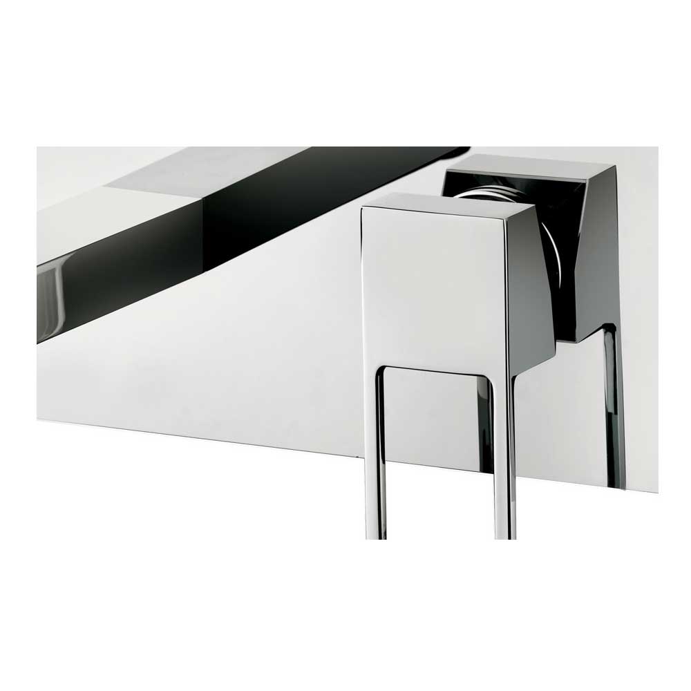 Miscelatore lavabo incasso Paffoni Effe con piastra in acciaio inox by CeramicStore | Lo specialista del tuo bagno