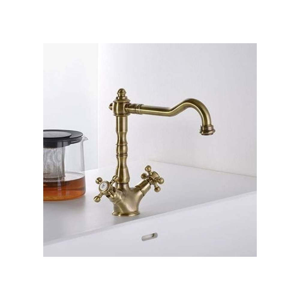 Gruppo monoforo lavabo serie Belinda modello FBLV075BR bronzo Paffoni by CeramicStore | Lo specialista del tuo bagno